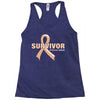 Survivor Of Uterine Cancer Racerback Tank