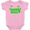 fun monster face, eat, beast, Baby Onesie