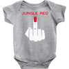 jungle red Baby Onesie