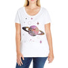 Cute Cosmos Ladies Curvy T-Shirt