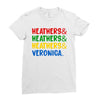 heathers girls and veronica Ladies Fitted T-Shirt