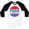 pizza 2017 3/4 Sleeve Shirt