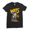 wat skateboard Ladies Fitted T-Shirt