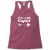 i'm with cupid Racerback Tank