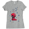 deadpool Ladies Fitted T-Shirt