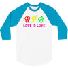 love is love 3/4 Sleeve Shirt