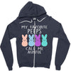 peeps bunnies Zipper Hoodie