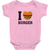 i love burger Baby Bodysuit