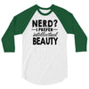 nerd.. 3/4 Sleeve Shirt