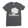 dreamland logo Ladies Fitted T-Shirt