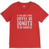 coffee or donuts V-Neck Tee