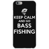 keep calm bass fishing iPhone 6/6s Case
