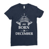 the best teachers are born in december Ladies Fitted T-Shirt