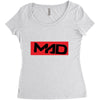 LOVE IS SO MAD Women's Triblend Scoop T-shirt