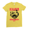 khabib nurmagomedov bear strong Ladies Fitted T-Shirt