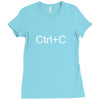 ctrl+c Ladies Fitted T-Shirt