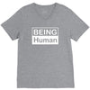 being human V-Neck Tee