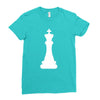 Chess King and Pawn Ladies Fitted T-Shirt