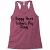 Happy First Father's Day Daddy Racerback Tank