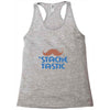 stache tastic Racerback Tank