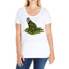 rigeon playing Ladies Curvy T-Shirt