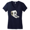 i get more Women's V-Neck T-Shirt
