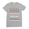 ugly christmas brother Ladies Fitted T-Shirt