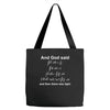 Maxwell EMR...And God Said Tote Bags