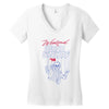 weekend at bernie sanders Women's V-Neck T-Shirt