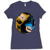 fire and ice Ladies Fitted T-Shirt