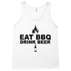 eat bbq drink beer Tank Top