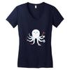 octopus Women's V-Neck T-Shirt
