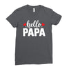 Hello Papa Ladies Fitted T-Shirt