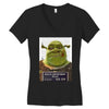 shrek mug shot funny Women's V-Neck T-Shirt