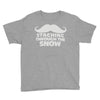 mustaching through snow Youth Tee