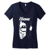here's johnny cookie Women's V-Neck T-Shirt
