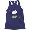 run away! run away! Racerback Tank
