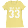 polk high Ladies Fitted T-Shirt