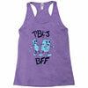 peanut butter and jelly   bff Racerback Tank
