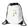 let's get naked Drawstring Bags