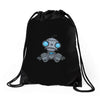 sad robot Drawstring Bags