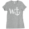w anchor Ladies Fitted T-Shirt