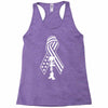 fallen soldier ribbon never forget military Racerback Tank