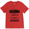 I&rsquo;m Called Grandma Because I&rsquo;m Way Too Cool To Be Called Grandma V-Neck Tee