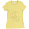 slow and steady Ladies Fitted T-Shirt