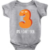 i can't even Baby Bodysuit