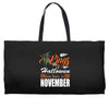 Halloween Kings Are Born In November Weekender Totes