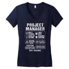 Project Manager Women's V-Neck T-Shirt