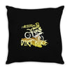 motorbike, love riding my dirtbike Throw Pillow