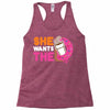 She Wants The D Dunkin Donuts Racerback Tank